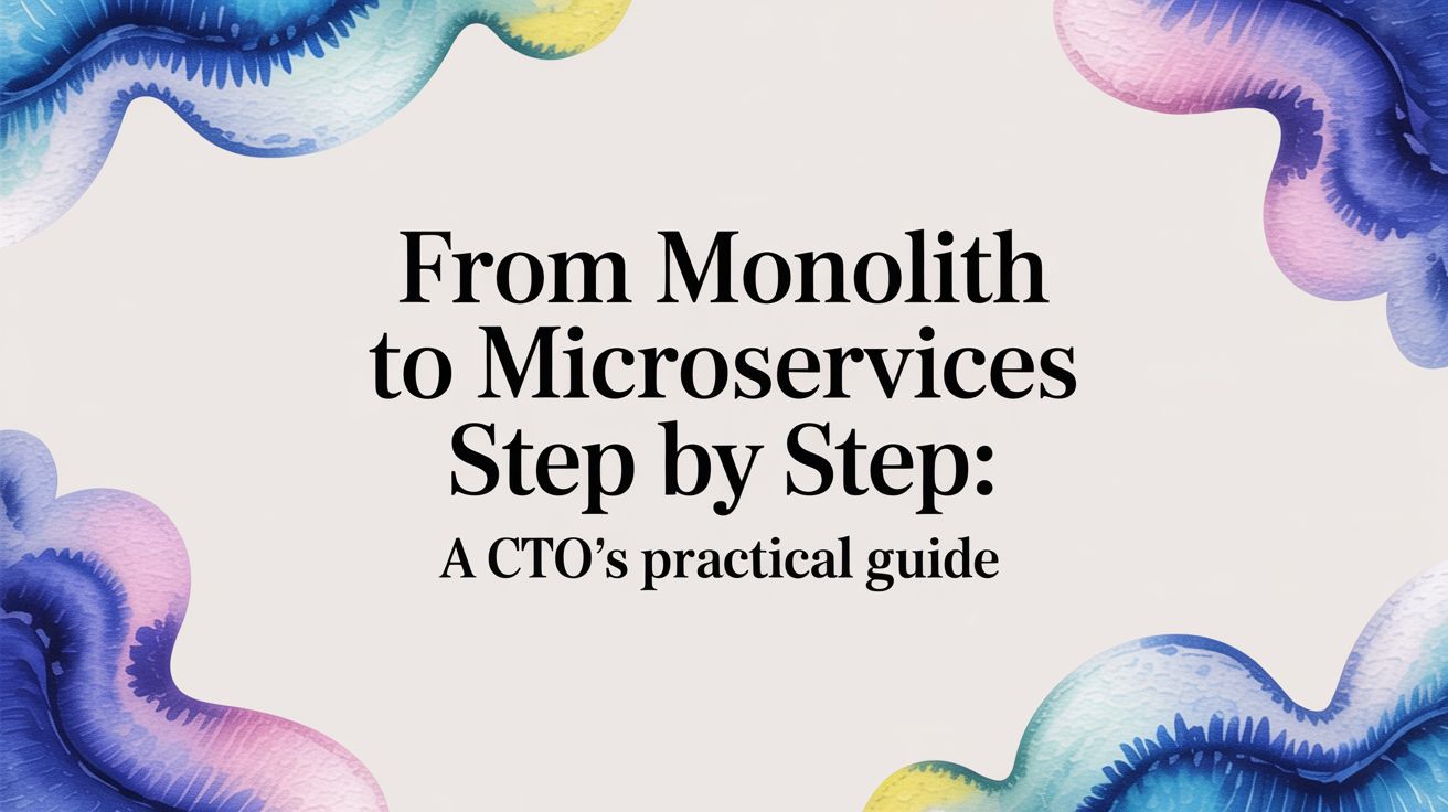 Monolith to Microservices: A Data-Driven
, Step-by-Step Decomposition Guide